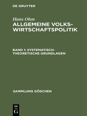 cover image of Systematisch-theoretische Grundlagen